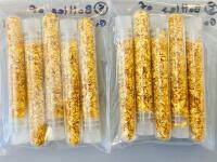 10 Vials of Gold Leaf Flakes, Approx. 300 mg Each, 23K-24K Purity - 4