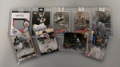 Autographed Baseball Card Collection: Topps Clearly Authentic, Chrome Black, Gold Label, USA Patch, And More