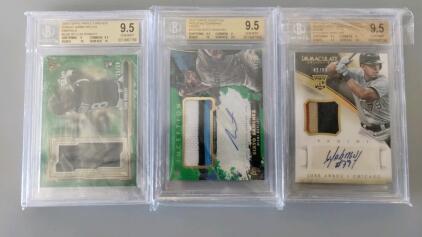 Luis Robert 2020 Triple Threads Emerald /18 BGS 9.5, Jose Abreu 2014 Immaculate /99 Auto, Sixto Sanchez 2021 Inception /99 BGS, And More