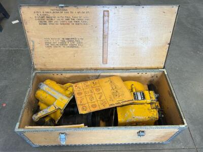 Pionjar 120 Rock Drill/Breaker, Gasoline Two-Stroke, Sweden, Serial 264279, With Case & Manual