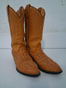 Durango Exotic Leather Western Boots, Handmade In Mexico, Size Not Available