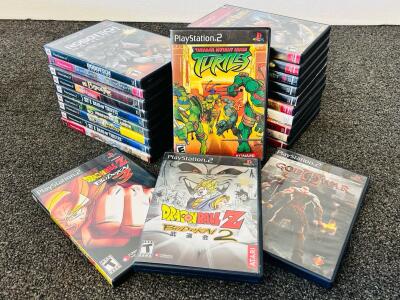 PlayStation 2 Games &ndash; 20+ Titles Including TMNT, God Of War II, Dragon Ball Z, Naruto