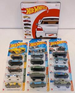 Hot Wheels European Theme 6-Car Set &ndash; 1:64 Scale Die-Cast Models & 15 Various Individual Model Hot Wheels Cars