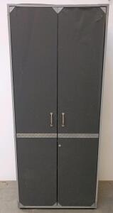 Garage Storage Cabinet, 72" , 4 Doors, Key Lock, Adjustable Shelves