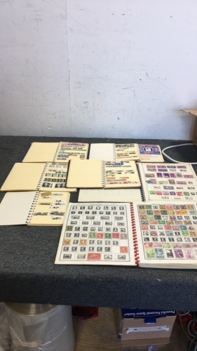 (8) Stamp Albums With Stamps