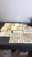 (8) Stamp Albums With Stamps