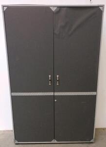 Garage Storage Cabinet, 3 Adjustable Shelves, Lockable