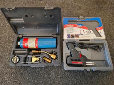 Weller 8200PK 140/100W Soldering Gun Kit With Case & Universal Torch Kit, Made In USA