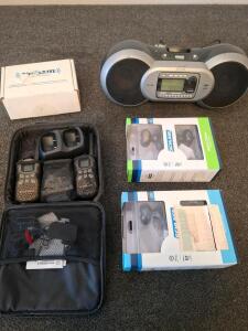Sirius Sportster SP-B1 Boombox, 2 Schlage Door Knobs & More