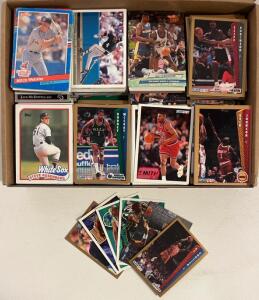 Vintage Assorted NBA & MLB Vetran Base Cards