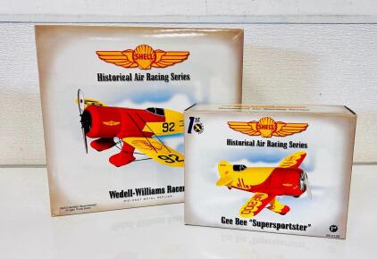 Shell Historical Air Racing Die-Cast Models - Gee Bee NR2100 & Wedell-Williams NR536V, 1st Series