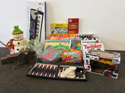 Classic Board Games, IMC Deluxe Keyboard, RC Car, Multi-Game Set, Holiday D&eacute;cor & More