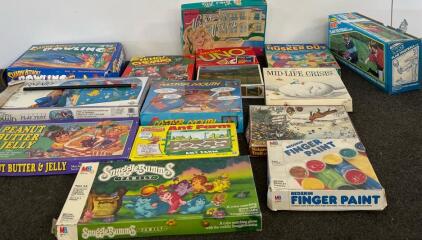 Vintage Board Games - Milton Bradley, Tiger & More - 1970s-1990s - 10+ Games & Playsets