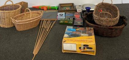 Vintage Nordic Ware 12 Cup Aluminum Bundt Pan, Picture Frame, Baskets, Cassette Video Tapes & More