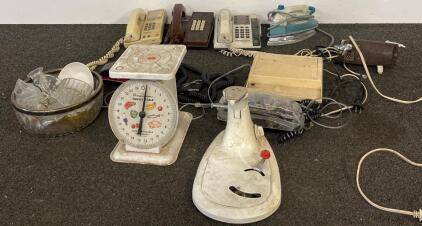 Vintage American Family Scale, 25 lb Capacity, 1950s Kitchen Decor