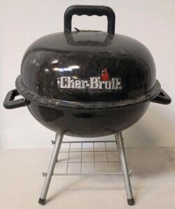 Char-Broil Portable Kettle Charcoal Grill, 150 Sq. In. Cooking Area, Black
