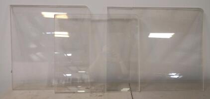 6 Pieces if 3/8" Plexiglass (2) 24"x22", (2) 22"x24", (2) 24"x28"