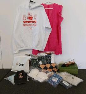 LUXMUWA Shoes, Minecraft Hoodie, Pink Dress, Apparel & Accessories Mixed Lot &ndash; 17 Pieces