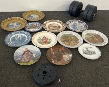 Knowles &lsquo;Sound of Music&lsquo; Plate by T. Crnkovich 8&rdquo; Bradex 84-K41-18.1 & Independence Hall 10&rdquo; Plate