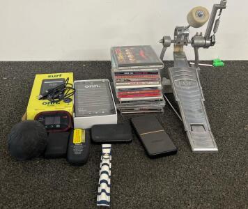 Onn Surf 7" Tablet, Tama Drum Pedal, Power Banks, Hip-Hop CDs&ndash; Multi-Brand Bundle & More