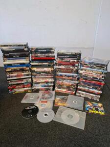 Big dvd lot Includes: Gladiator, High Noon, The Barber, The Island, Taken, Wanted and Many More Genres
