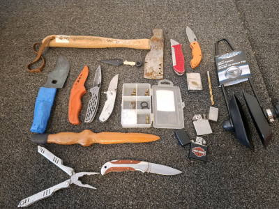 Hand Tools, Pocket Knives, And Collectible Lighters