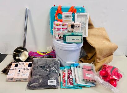Storage Bucket With Lid, B&eacute;b&eacute; Bottoms Diaper Rash Cr&egrave;me Sprays 3.4Oz, FeverAll Children&rsquo;s Acetaminophen 4Oz, Cell Phone Cases, Pair Of Faux Suede Boots Size 8.5 and More