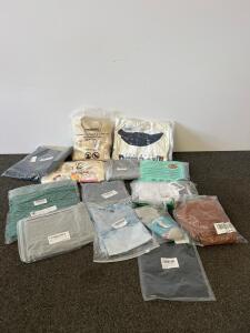 13 Packaged Apparel Items &ndash; Bombas Socks, T-Shirts, Various Brands, XX-Large Size And More