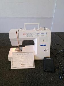 White 2037 Electronic Sewing Machine With 37 Stitches And Accessories