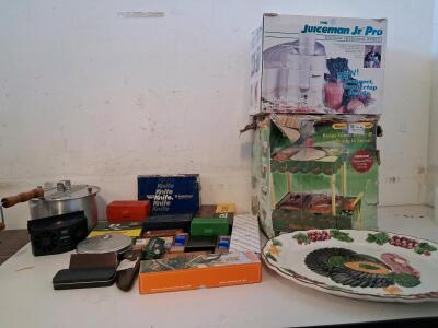 Whirley Pop 6-Quart Aluminum Stovetop Popcorn Popper, Wooden Handles, Salsa Stand & More