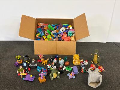 100+ Vintage & Modern Fast Food Toys&mdash;McDonald's, Burger King, Mixed Figures & Vehicles