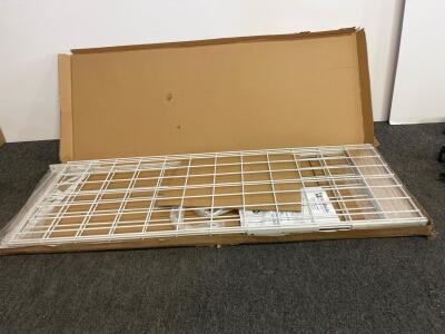 Style Selections 4-ft Wall Mounted Steel Storage Shelves, 2-Pack, 200 lb Capacity, White
