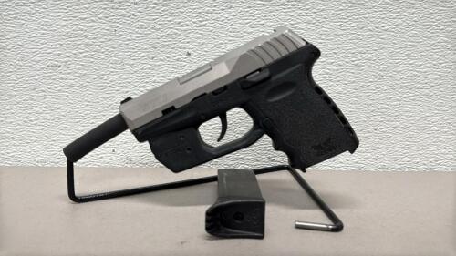 SCCY CPX-2 9mm Pistol, Stainless Slide, ArmaLaser TR6, 10+1 Mag, SN 163163