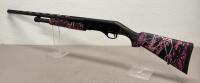 Stevens 320 20 Gauge Pump-Action Shotgun, 26" Barrel, Black/Pink Camo, Serial 169443D - 2