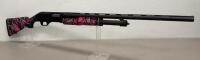 Stevens 320 20 Gauge Pump-Action Shotgun, 26" Barrel, Black/Pink Camo, Serial 169443D - 5