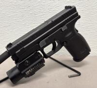 Springfield Armory XD-9 9mm Pistol, 4" Barrel, IJK Optics Tactical Light/Laser, Serial BY475850 - 4