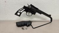 Ruger Security-Six .357 Magnum Double Action Revolver, 6" Barrel, Adjustable Sights, Rubber Grip - 6