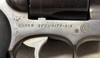 Ruger Security-Six .357 Magnum Double Action Revolver, 6" Barrel, Adjustable Sights, Rubber Grip - 7
