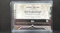 2025 Topps Museum Kenny Lofton Auto Dual Bat Relic #/50 & Devers Quad Relic #/99 - 4