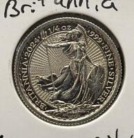 2024 Britannia 1/4 oz .999 Fine Silver Coin King Charles III 50 Pence UK Bullion - 3