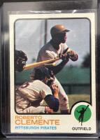 1973 Topps #50 Roberto Clemente Pittsburgh Pirates Baseball Card, Career Stats, Classic Design