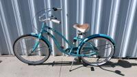 Electra Classic Cruiser 26" Steel Frame Single Speed Women's Bike, Blue, Coaster Brake, Fenders
