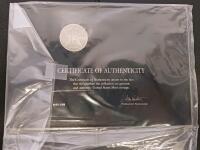 1889 Morgan Silver Dollar Coin Collection w/ Certificate of Authenticity, U.S. Mint, .900 Silver - 2