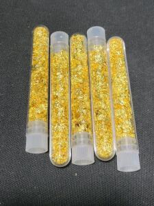(5) Bottles of Gold Leaf/Flake Gold