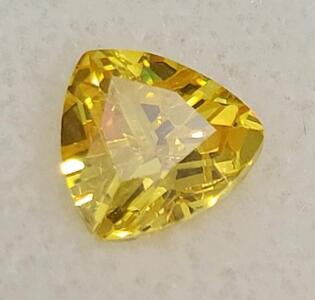 3.30ct Natural Trillion Cut Citrine Faceted Gemstone