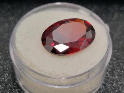 10.15ct Pigeon Blood Red Ruby VVS Faceted Diamond Cut Gemstone