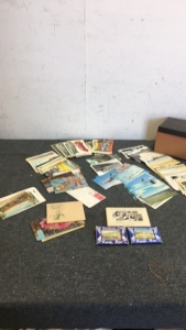 Shoebox Full Of Vintage Post Cards