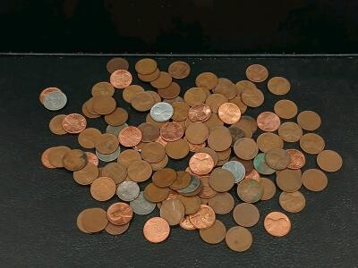 Approx 128 Wheat Pennies