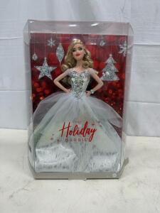 Mattel 2021 Holiday Barbie Doll GXL18 &ndash; Collectible Fashion Doll with Accessories