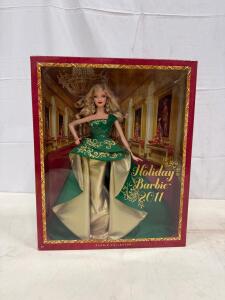 2011 Holiday Barbie Doll T7914 &ndash; Collector Edition, Sealed Box, Designed by Robert Best